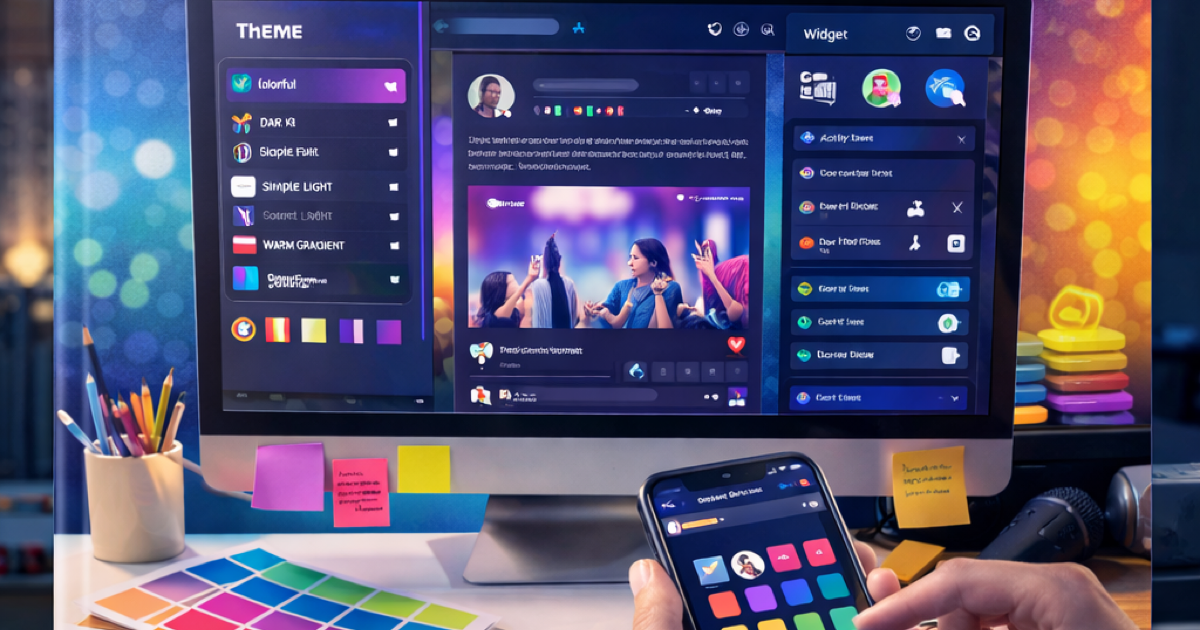 WeLoop theme customization preview