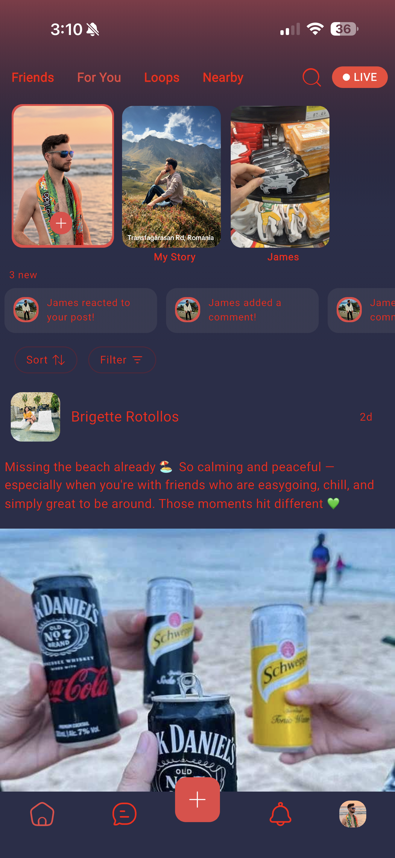 WeLoop For You feed preview